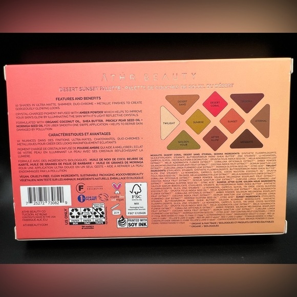 ATHR Beauty Desert Sunset Eyeshadow Palette - Picture 9 of 9